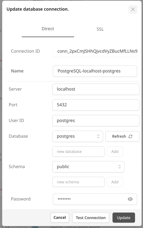 PostgreSQL Connection